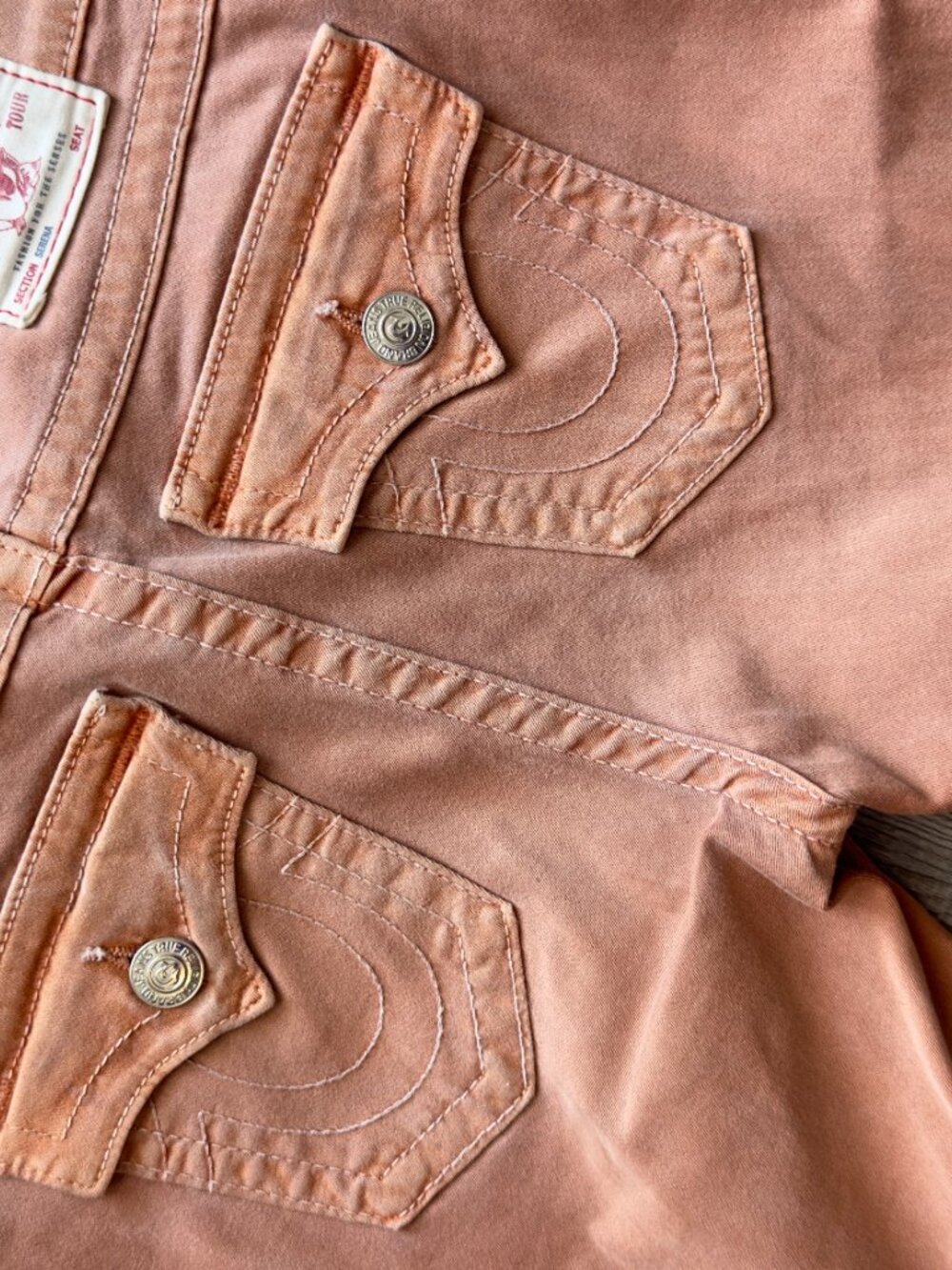 True Religion Peach Skinny Jeans Size 28